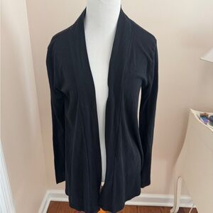 Michael Stars Black Open-Front Cardigan